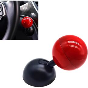 One Button Start Button Joystick, Creative Game Console Joystick Decorative Ignition Start-stop Switch Protector, Personalized Tuning Accessory, Universal Fit for Most Cars (Red) in Saudi Arabia