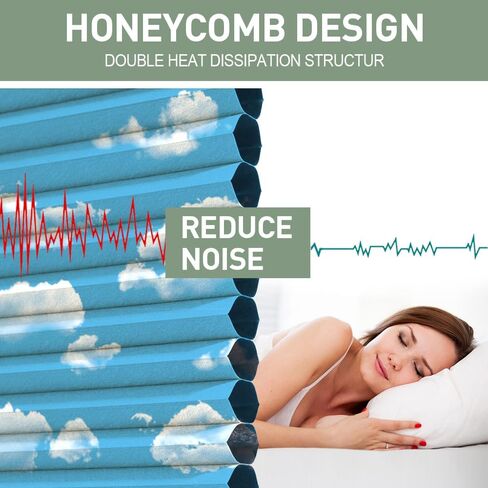 ظلال خلوية مزودة بمحركات Zshine Motores الستائر اللاسلكية العسل اللاسلكية ظلال نافذة النسيج الكاملة لخلع السوار (93021a قبالة أبيض) in Kuwait