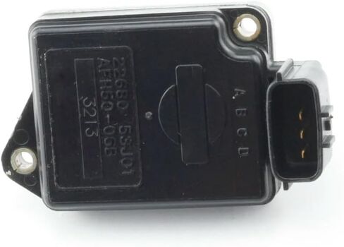 Air Flow Sensor Adapter Car Mass Air Flow Meter Sensor/Fit for Nissan 200SX Sentra Infiniti G20 2268053J01 22680-53J01 AFH50-06B AFH5006B Air Meter Mount Base in Kuwait