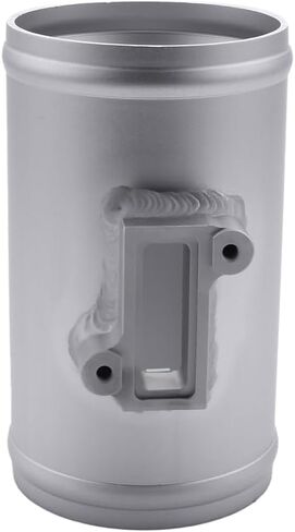 Air Flow Sensor Adapter Air Flow Sensor Mount/Fit For Nissan Honda/Fit For Civic/Fit For Ford Volkswage Maf Performance Air Intake Meter Adapter Air Meter Mount Base(Silver 76Mm) in Saudi Arabia