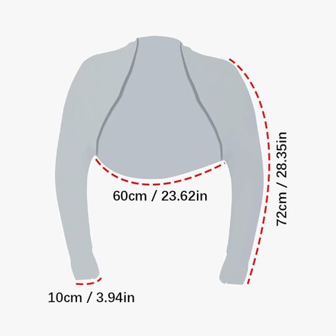 Zcargel Cooling Shawl Arm Sleeve Plus Size Unisex Knit Sun Arm Shield UV Guard Shawl Sleeves for Fishing Cycling Outdoor in Saudi Arabia
