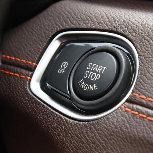 Car Start Stop Engine A Off Button Switch Cover Replacement Trim for BMW 2 Series Touring F45 F46 2009-2017 X1 F48 F49 2016-2021 X2 F39 2017-2021 in Saudi Arabia
