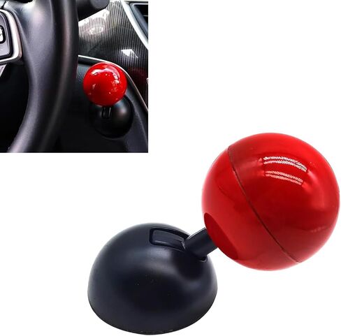 One Button Start Button Joystick, Creative Game Console Joystick Decorative Ignition Start-stop Switch Protector, Personalized Tuning Accessory, Universal Fit for Most Cars (Red) in Saudi Arabia