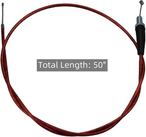 50" Throttle Cable compatible for Coleman CT100U CT200U BT200X Warrior MBX10 MBX11 MBX12 Baja MB165 MB200 196cc 5.5hp 212cc 6.5hp Mini Bike (Red) in Saudi Arabia
