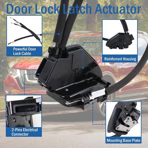 Artive Level Driver Side Door Lock Actuator 80501-4BA0A متوافق مع Nissan Rogue Sport Utility 2014 2015 2015 2017 2018 ، POOR LATCH بديلة 80501-4BA0B in Saudi Arabia
