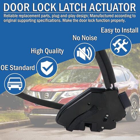 Artive Level Driver Side Door Lock Actuator 80501-4BA0A متوافق مع Nissan Rogue Sport Utility 2014 2015 2015 2017 2018 ، POOR LATCH بديلة 80501-4BA0B in Saudi Arabia