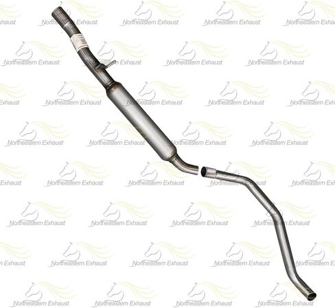 عادم مجموعة الأنبوب والوكاتر متوافق مع 2007-2011 Jeep Patriot 2.4L | الفولاذ المقاوم للصدأ | العادم الشمالي الشرقي | المشابك المجانية شملت | ملاءمة مباشرة in Kuwait