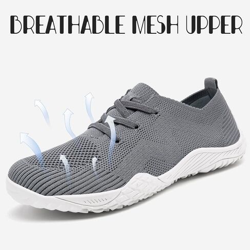 Barefoot Shoes Women Minimalist Tennis Gym Sneakers Walking Yoga Shoes | Zero Drop Sole丨Non Slip丨Running丨Breathable Mesh丨Comfortable Lightweight丨Casual丨Workout丨Household丨Zapatos para mujer in Saudi Arabia