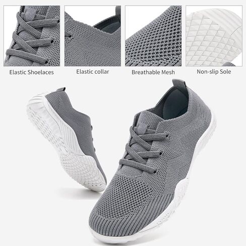 Barefoot Shoes Women Minimalist Tennis Gym Sneakers Walking Yoga Shoes | Zero Drop Sole丨Non Slip丨Running丨Breathable Mesh丨Comfortable Lightweight丨Casual丨Workout丨Household丨Zapatos para mujer in Saudi Arabia