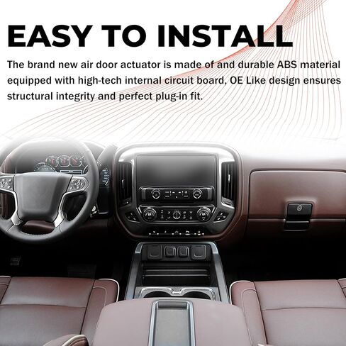 محرك باب مزيج HVAC ، بديل لـ Chevy ، GM Silverado1500 & 2500 ، Tahoe ، Sierra ، يحل محل 604-106 52402588 89018365 Air Vent in Saudi Arabia