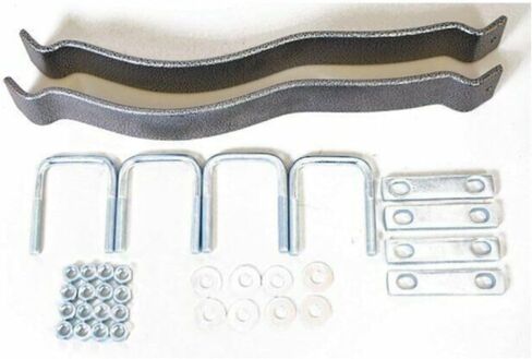 لـ Chevy for S10 1982-2003 Crew Cab Extended & Suspension Bar Steel Silver Hammertone 33481HV in Saudi Arabia