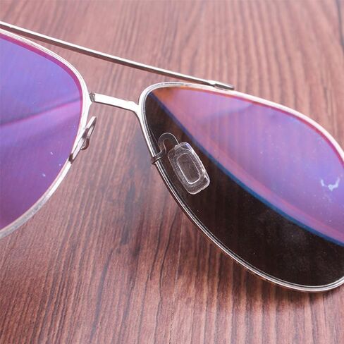 Anti-Slip Push-in Glasses Nose Pad, Soft Silicone Eyeglasses Push-in Nose Pieces Pad for Glasses (2Pairs) in Saudi Arabia