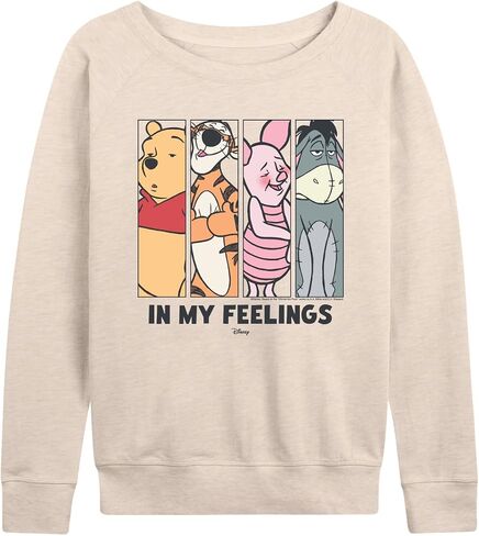 Winnie The Pooh - In My Feelings - Women's French Terry Long Sleeve Shirt in Saudi Arabia