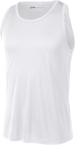 DRIEQUIP Men's Moisture Wicking Competitor Tank Top Sizes XS-4XL in Kuwait