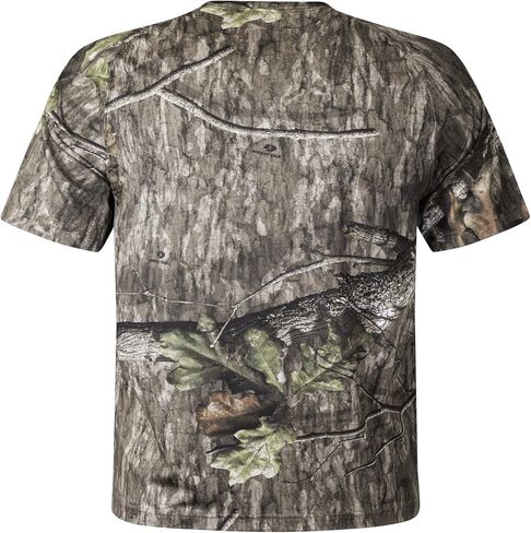 Mossy Oak Camo Mens Hunting Shirt Short Sleeve Stretch in Saudi Arabia