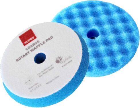 RUPES WF Series 5.5" Rotary Waffle Foam Pads Bundle - Includes 2 Coarse, 2 Fine and 2 Ultra-Fine Foam Pads - Tailored to Meet The Diverse Needs of Automotive Detailing in Saudi Arabia