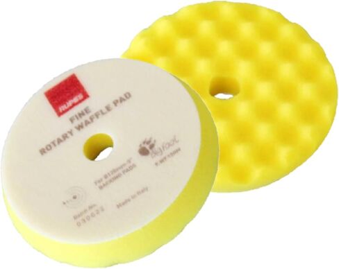 RUPES WF Series 5.5" Rotary Waffle Foam Pads Bundle - Includes 2 Coarse, 2 Fine and 2 Ultra-Fine Foam Pads - Tailored to Meet The Diverse Needs of Automotive Detailing in Saudi Arabia