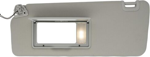 NHILES DRIVER SIDE SIDE SIDE SUN POSOR يناسب نيسان تيتان 2016-2024 SUNSHADE مع الضوء 96401-EZ70B اللون الرمادي in Kuwait