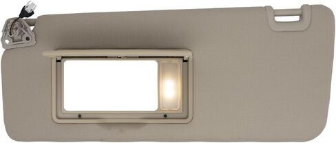 NHILES DRIVER SIDE SIDE SIDE SUN POSOR يناسب نيسان تيتان 2016-2024 SUNSHADE مع الضوء 96401-EZ70B اللون الرمادي in Kuwait