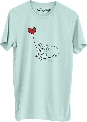 Inkopious Corgi Heart String T-Shirt in Kuwait