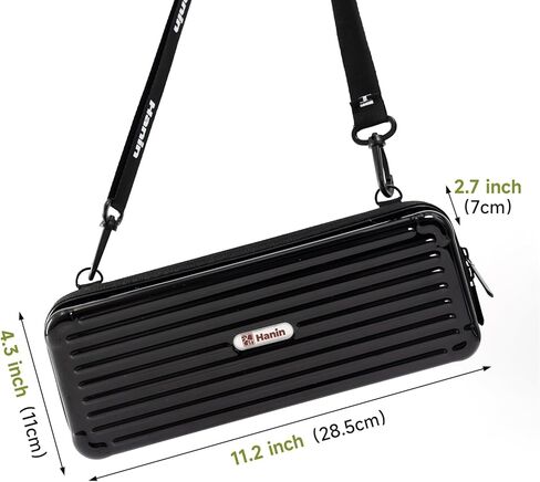 حالة حمل محمولة متوافقة مع طابعة حرارية محمولة Pro Pro ، حالة تخزين للطابعة والملحقات الحرارية (الحالة فقط) ، الأسود in Kuwait