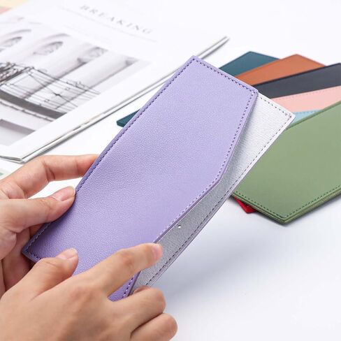 Cash Envelopes PU Leather Budget Envelope Black Credit Card Holder Reusable Money Clip for Budgeting Women Men Bill Receipt Coupon Organizer (Black) in Kuwait