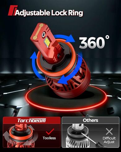 Torchbeam 9005 9006 LED Fog Light Bulbs, Super Bright 9005/HB3 9006/HB4 Light, 6500K 130W 120000LM 900% Brighter HB3 Light Bulbs For UTV ATV Offroad Vehicles in Saudi Arabia
