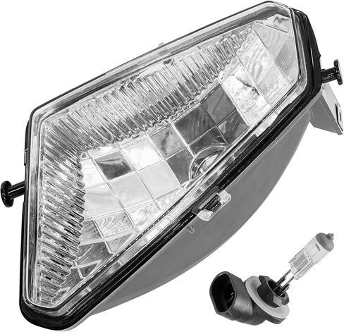المصباح اليسرى Caltric مع لمبة متوافقة مع Polaris Sportsman 400 2005 / Sportsman 600 2005 in Saudi Arabia