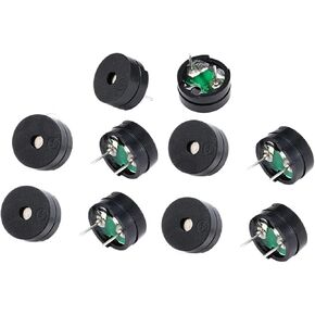10pcs Universal Passive Buzzer Electromagnetic Impedance 16 Ohms 16Ω DC Resistance Speaker in Saudi Arabia