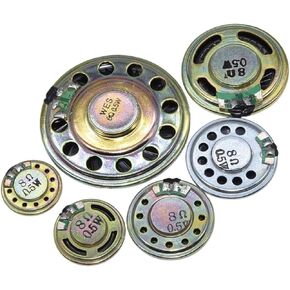 10pcs Speaker 8 Ω, 0.5 watt Sound Accessories, Toy Small Speaker 0.5W, 8R Diameter 20mm 23mm 28mm 30mm 40mm 36 mm 50mm(28mm 0.5W 8R) in Saudi Arabia