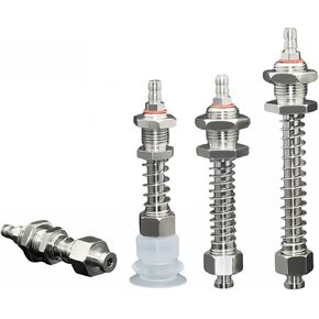 TS Metal Pneumatic Vacuum Suction Cup Metal Buffer Connecting Rod 1Pcs(TS-M12-L60-11) in Saudi Arabia