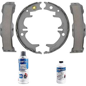 Detroit Axle - Rear Parking Semi-metallic Brake Shoes Replacement for Lexus ES350 ES330 Toyota Camry Highlander Avalon - 4pc Set in Kuwait