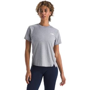 نورث وجه النساء المرن القصيرة الأكمام تي شيرت | فتل الرطوبة ، طبقات جانبية مستقلة ، تنحنح منقسم in Kuwait