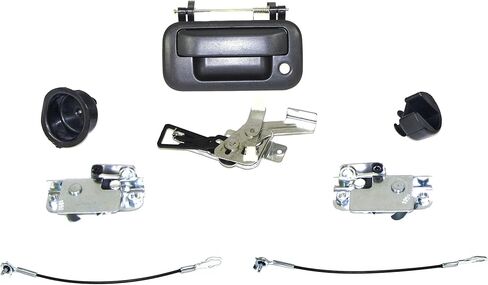 Tailgate Handle Cable Latch Pivot Roller 8pc Styleside for Ford for F150 2004-2014 W/Keyhole in Saudi Arabia