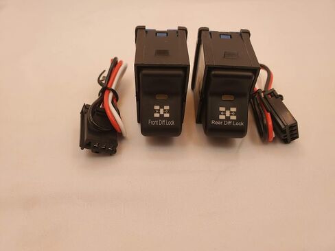 Fits The Jeep® TJ Rocker Switch Pair- Front Locker - Rear Locker Switches 1997-2006 in Saudi Arabia