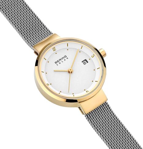 Bering Women's Watch Solar Movement - Solar Collection مع الفولاذ المقاوم للصدأ وزجاج الياقوت 14426 -xxx ساعات معصم in Kuwait