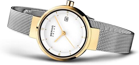 Bering Women's Watch Solar Movement - Solar Collection مع الفولاذ المقاوم للصدأ وزجاج الياقوت 14426 -xxx ساعات معصم in Kuwait