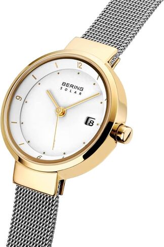 Bering Women's Watch Solar Movement - Solar Collection مع الفولاذ المقاوم للصدأ وزجاج الياقوت 14426 -xxx ساعات معصم in Kuwait