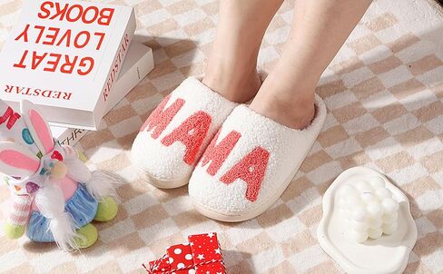 Espresso Martini Slippers, Martini Lover Gift, Plush Non Slip House Shoes in Saudi Arabia