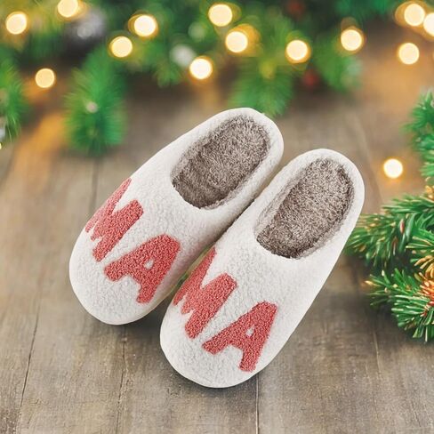 Espresso Martini Slippers, Martini Lover Gift, Plush Non Slip House Shoes in Saudi Arabia