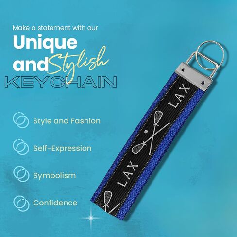 Infinity Collection - Lacrosse Keychain- Lacrosse Accessories, LAX Stick Keychain- Lacrosse Jewelry in Saudi Arabia