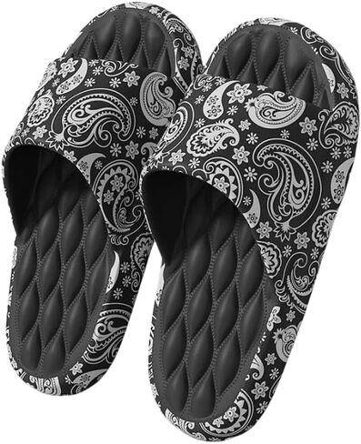 Men's Women's Trendy slippers, Soft Sole Lightweight Home Shower Slides, Non-slip Beach Slides, Comfort Slippers, Massage, EVA Sandals in Saudi Arabia