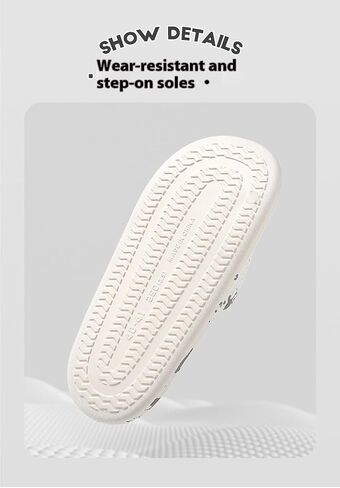Men's Women's Trendy slippers, Soft Sole Lightweight Home Shower Slides, Non-slip Beach Slides, Comfort Slippers, Massage, EVA Sandals in Saudi Arabia