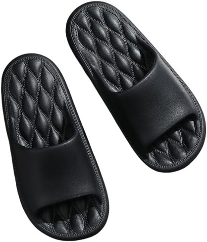 Men's Women's Trendy slippers, Soft Sole Lightweight Home Shower Slides, Non-slip Beach Slides, Comfort Slippers, Massage, EVA Sandals in Saudi Arabia