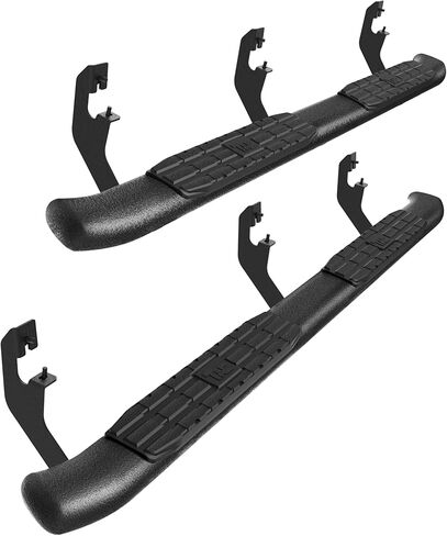 TAC Side Steps Running Boards Compatible with 2015-2022 Chevy Colorado/GMC Canyon Extended Cab Truck Pickup 4.25" Texture Black Side Bars Nerf Bars Off Road Accessories (2pcs) in Saudi Arabia