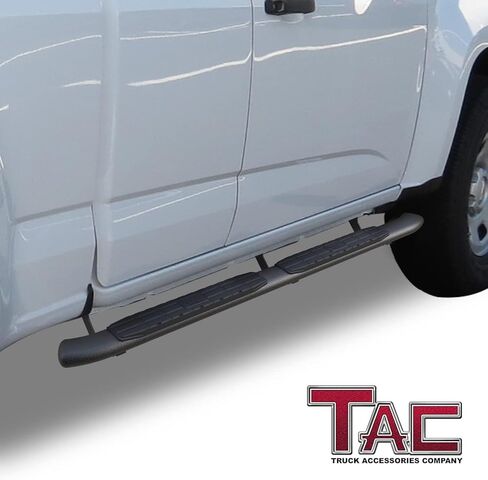 TAC Side Steps Running Boards Compatible with 2015-2022 Chevy Colorado/GMC Canyon Extended Cab Truck Pickup 4.25" Texture Black Side Bars Nerf Bars Off Road Accessories (2pcs) in Saudi Arabia