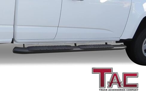 TAC Side Steps Running Boards Compatible with 2015-2022 Chevy Colorado/GMC Canyon Extended Cab Truck Pickup 4.25" Texture Black Side Bars Nerf Bars Off Road Accessories (2pcs) in Saudi Arabia