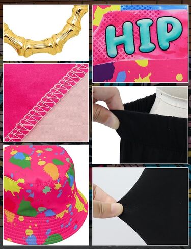 ملابس 80s 90s للنساء زي الهيب هوب، مجموعة شورتات قميص جيرسي بيسبول، ملابس 90s للنساء أزياء حفلات 90s النسائية in Kuwait