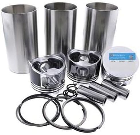 CARTEX Cylinder Liner Kit for FITS Isuzu Engine 3KR1 FITS Sumitomo S90 S90FX FITS HITACHI EX22 EX25 FITS DOOSAN FITS Daewoo Solar 025 035 in Saudi Arabia