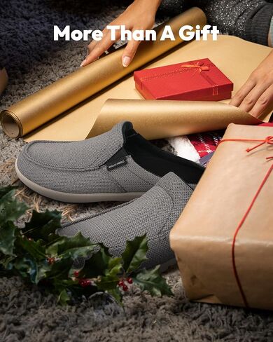 Mens Slippers with Arch Support, Breathable House Slippers for Men with Velvet Lining, Orthopedic Slip On Clog for Plantar Fasciitis, Indoor Outdoor House Shoes with Anti-Skid Rubber Sole in Saudi Arabia